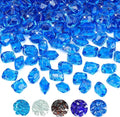Skyflame 10-Pound Polygon Fire Glass for Fire Pit Fireplace Landscaping, 1/2-Inch Pacific Blue