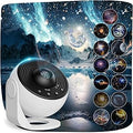 Planetarium Projector Pro for Bedroom, 13 in 1 Star Projector Galaxy Light, Ceiling Night Light Milky Way Mood Lighting with Timer, LED Space Galaxy Lamp Bedroom Room Decor for Adults Kids - White