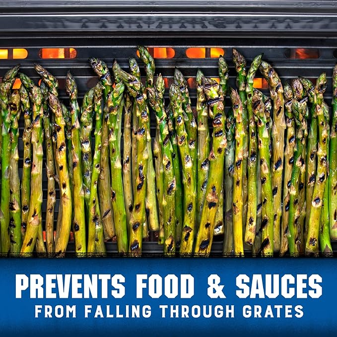 Kingsford Fish & Veggie Grill Liners, Nonstick Aluminum Griller Pans for BBQ, Helps Keep Food from Falling Through Grates, Disposable Heat-Safe Grill Accessories, 16" x 11.75", 4 Count - 2 Pack