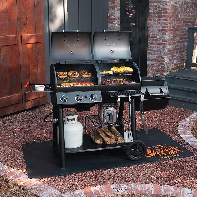 Oklahoma Joe's Canyon Combo DLX Charcoal and Propane Gas Smoker & Grill - 24203005