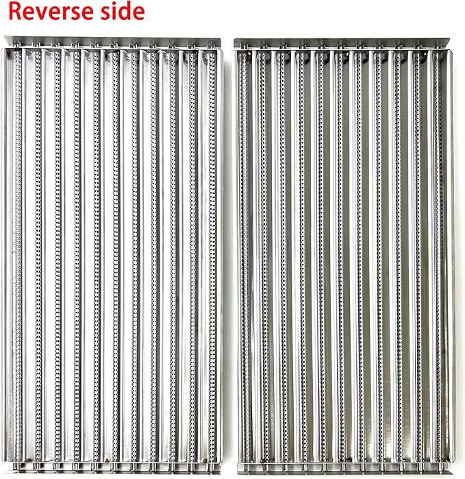 Direct Store Parts DS123 17" Stainless Steel Emitter Plates TRU-Infrared Grill Grates for Charbroil Performance Tru-Infrared 2 Burner Gas Grill 463633316, 463672016 463672216, 463672416, 2PK