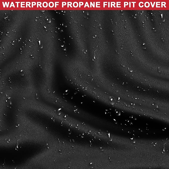 Fire Pit Cover for Solo Stove Bonfire 2.0, 19.5 Inch Fire Pit Round Cover for Solo Stove Bonfire, Waterproof 600D Heavy Duty Cover Accessories