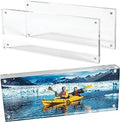 Mammoth DuraClear 4x10 Acrylic Frame - Frameless Panoramic Photo & License Display - Sleek, Modern Design for Elegant Decor