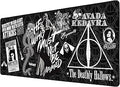 SUBSONIC - XXL Gaming Mouse Pad, 35x15 Inches, Extra Large Gaming Desk Pad? Non-Slip Base, Stitched Edges, Water-Repellent Surface, Official Licensed (Harry Potter Voldemort)