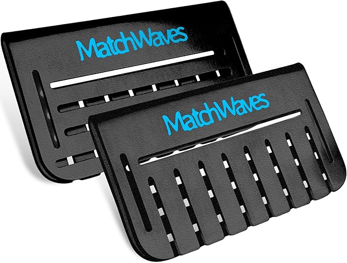 Grease Gate Blocker for Blackstone Griddle, Mesh Screen for Blocking Food from Falling into Rear Grease Catcher, Classic Movable Two-Sided Guard, Black, 2 Pack