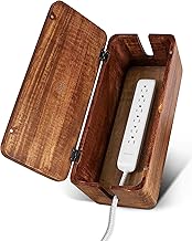 Large Cable Management Box - Cable Organizer Box and Power Strip Box for Electrical Cord Management - Hide Desk Cord and Floor Cables - Wire Storage and Organization for Cords